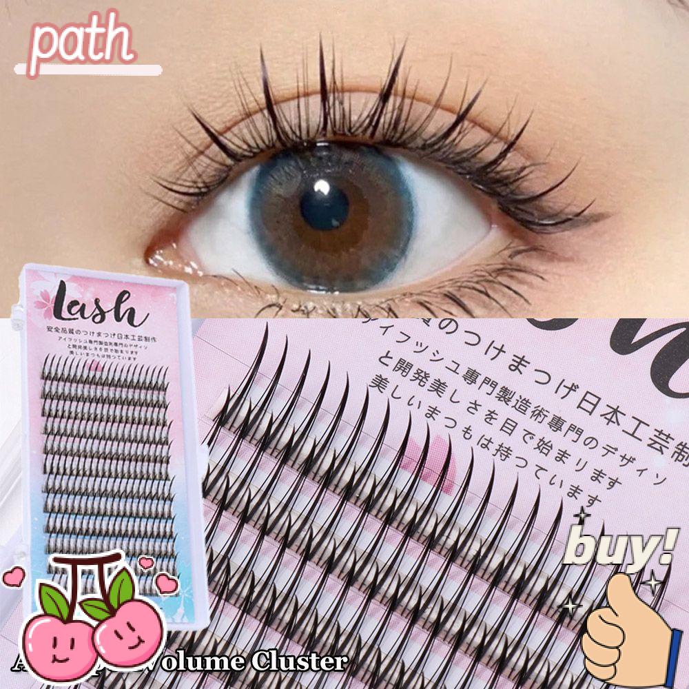 PATH Hộp 120 Cụm Lông Mi Giả Thời Trang Lâu Trôi Sử Dụng Cho Salon
