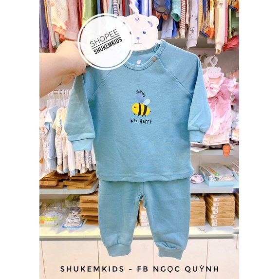 Lullaby - Bộ cài vai peptit phối mềm mại cho bé trai bé gái