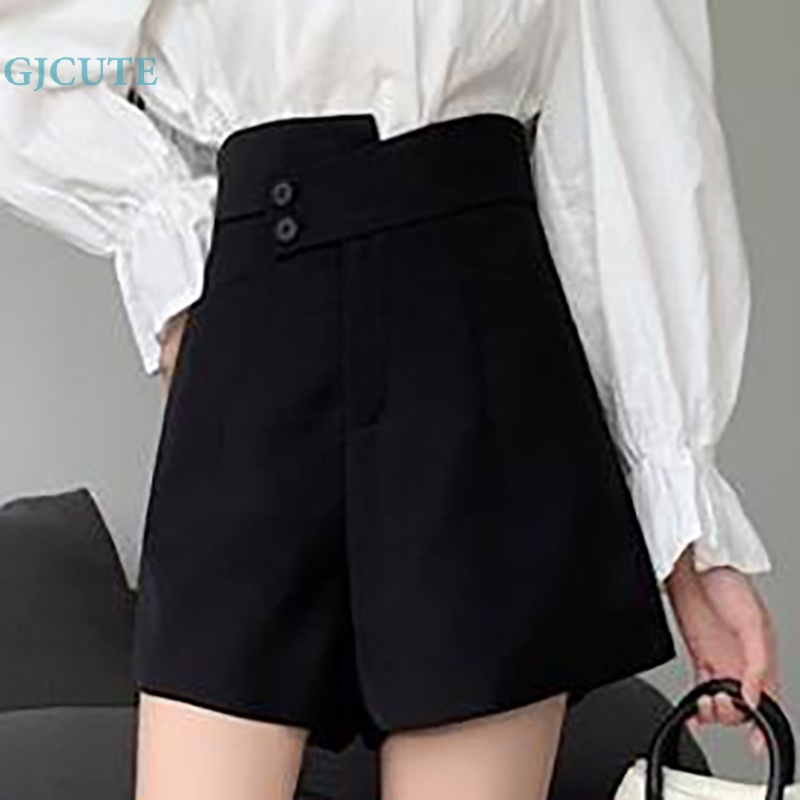 Quần Short Lưng Cao Dáng Rộng Thời Trang Mùa Hè 2023 Cho Nữ