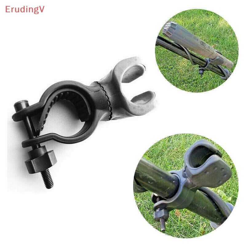 Kẹp Giữ Đèn Pin Bằng Kim Loại Màu Đen Tiện Dụng [Mới] [Mới]