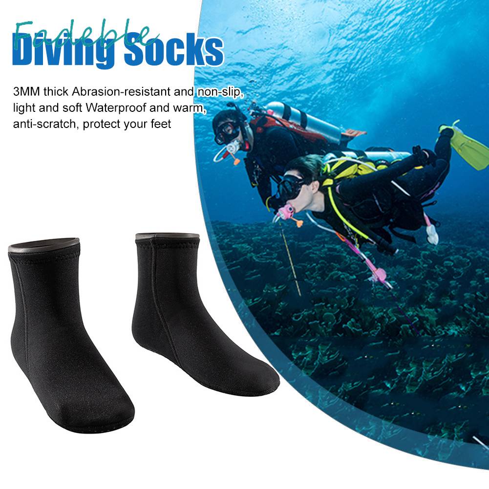 Vớ Đi Biển Bằng Neoprene Gọn Nhẹ Chống Trượt Giữ Ấm Mùa Đông Cho Nam Nữ