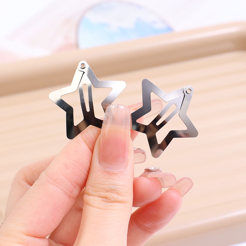 Set 10 Kẹp Tóc Hình Ngôi Sao Dễ Thương Cho Nữ Y2K
