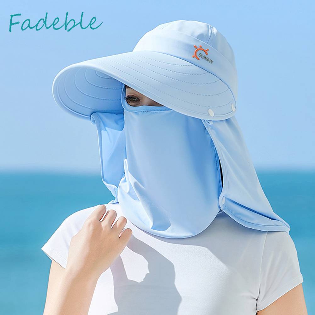 Nón Tai Bèo Chống Tia UV Thoáng Khí Có Thể Tháo Rời Cho Nam Nữ