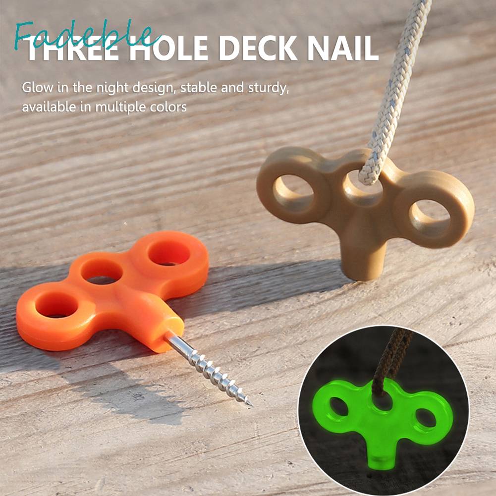 Set 5 Chốt Khóa Dây Lều Cắm Trại Tiện Lợi