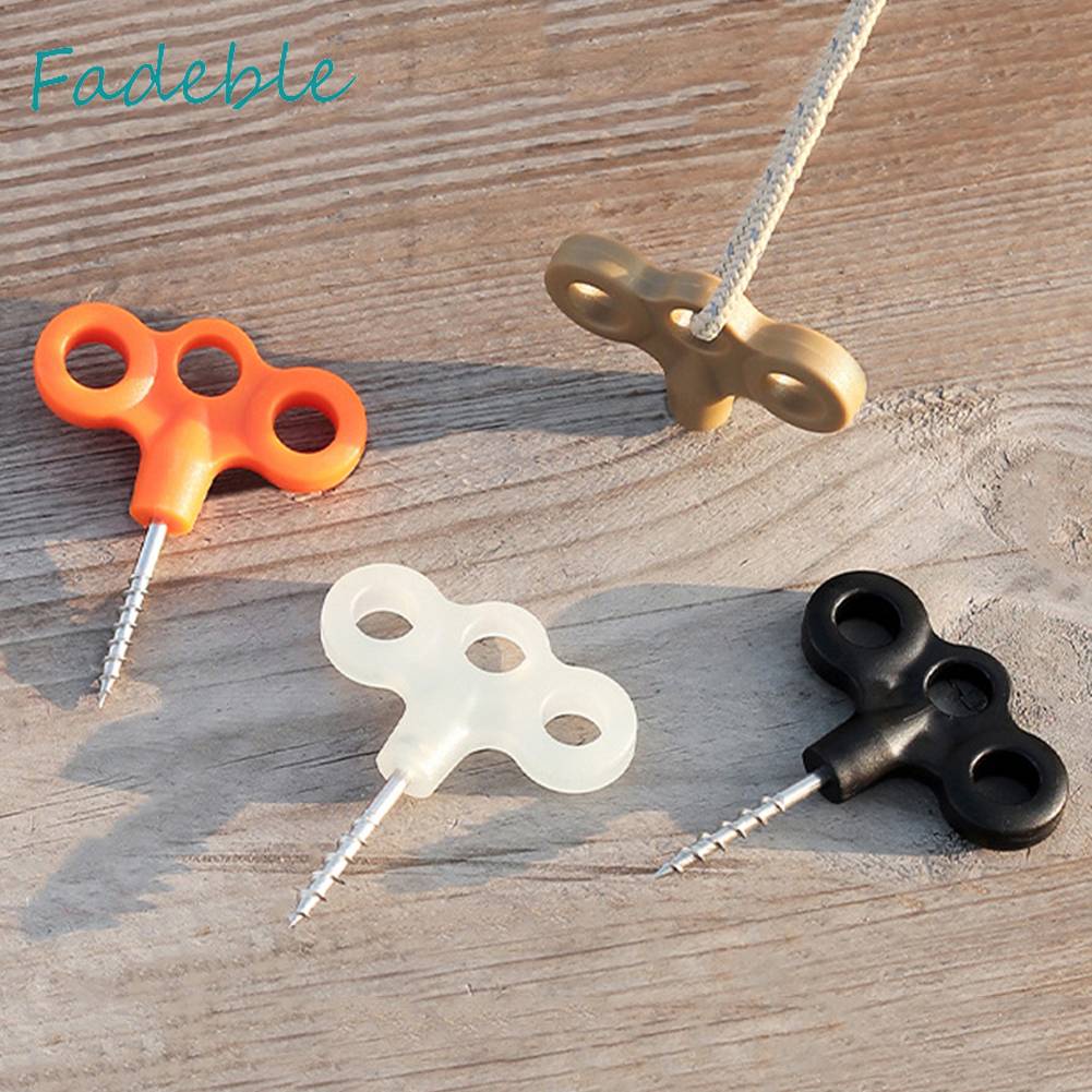 Set 5 Chốt Khóa Dây Lều Cắm Trại Tiện Lợi