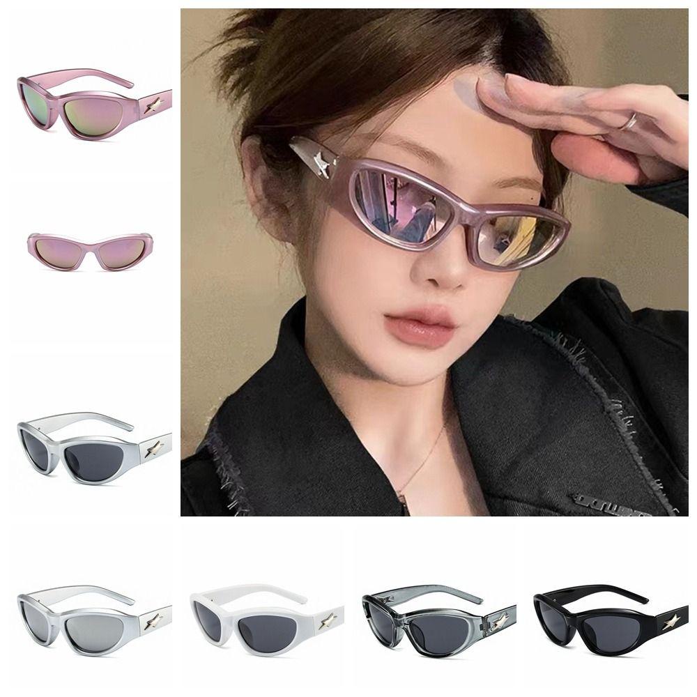 ANEMONE Kính Mát Mắt Mèo Chống Tia UV Y2K Phong Cách Punk Cổ Điển Cho Nữ