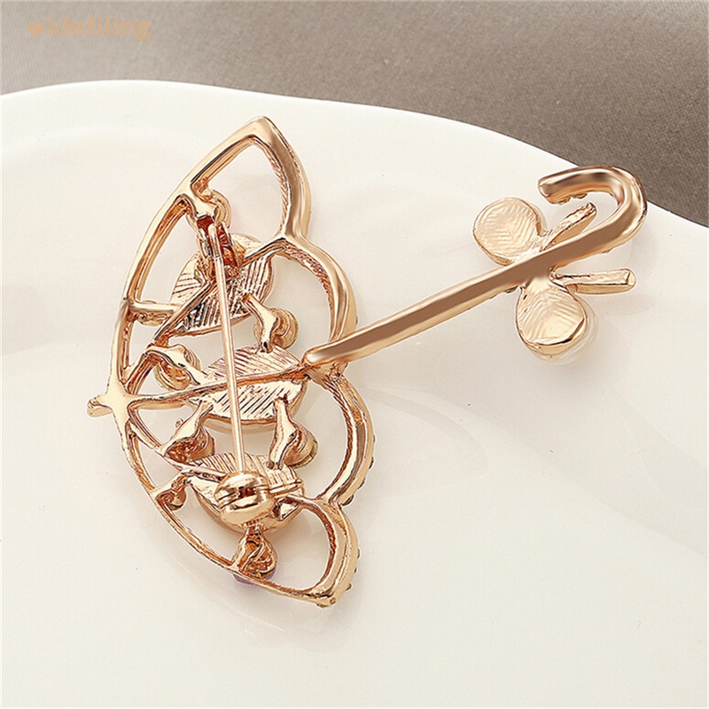 Ghim Cài Áo Hình Cây Dù Đính Đá Opal Dễ Thương