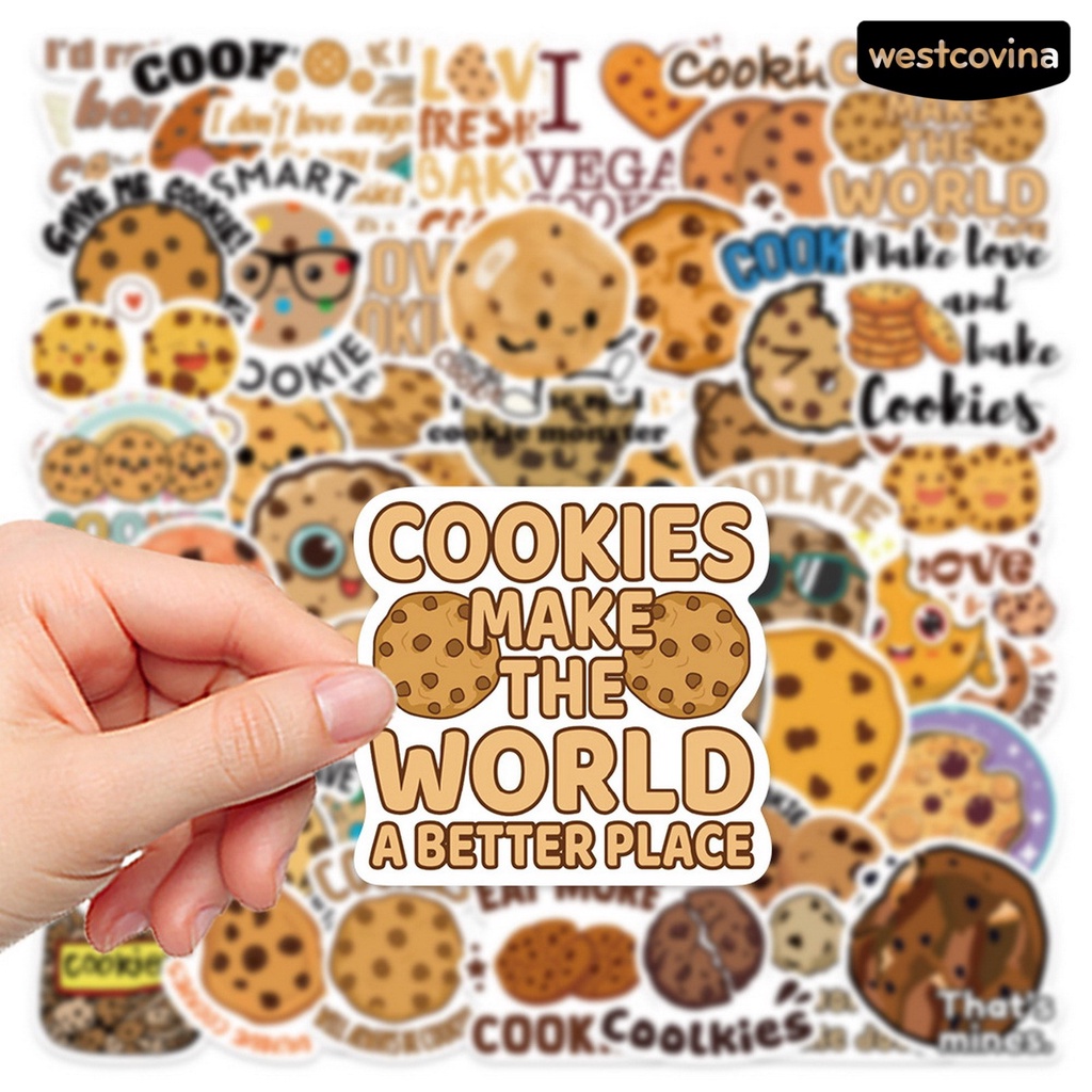 [WSTN]✎Bộ 50 Miếng Dán Hoạt Hình Chống Thấm Nước Siêu Bền Trang Trí Sổ Tay / Điện Thoại / Laptop