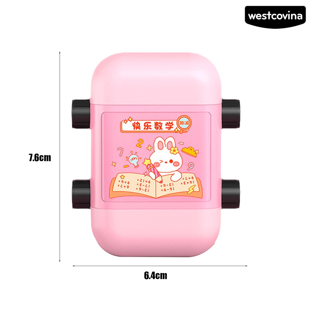 [WSTN]✎Con Dấu Lăn Trong Suốt Khô Nhanh Có Thể Tái Sử Dụng Hỗ Trợ Học Toán