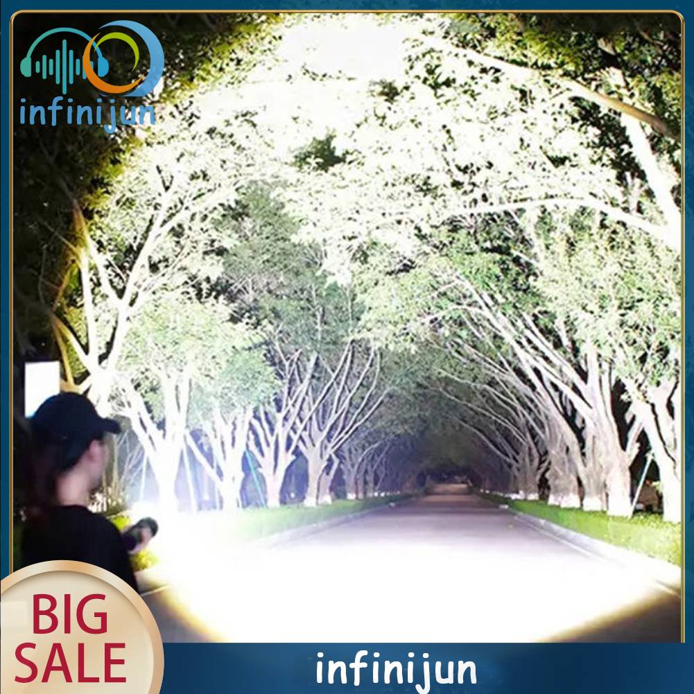 Đèn Pin XHP50 800LM COB LED 1200mAh IPX4 Type-C Sạc USB Tiện Dụng