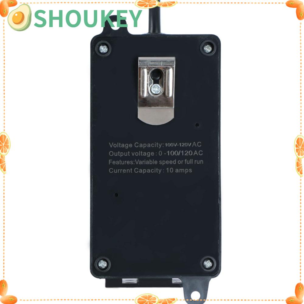 SHOUKEY Công Tắc Điều Khiển Tốc Độ 15A AC 120V Bằng Đồng Màu Đen Cho Thợ Điện