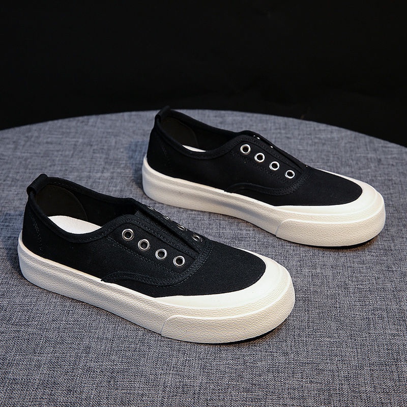 Giày Thể Thao Vải Canvas Đế Mềm Mỏng Màu Kẹo Thời Trang Xuân Hè 2023 Cho Nữ
