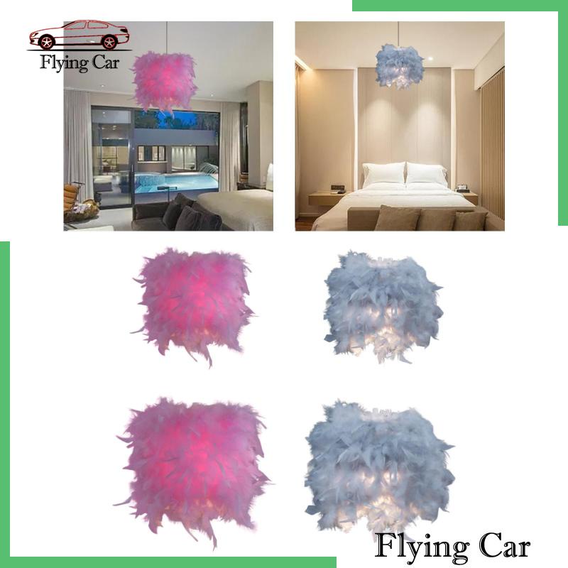 Vỏ Bọc Đèn Trần Hình Lông Vũ Trang Trí Phòng Khách / Tiệc Tùng