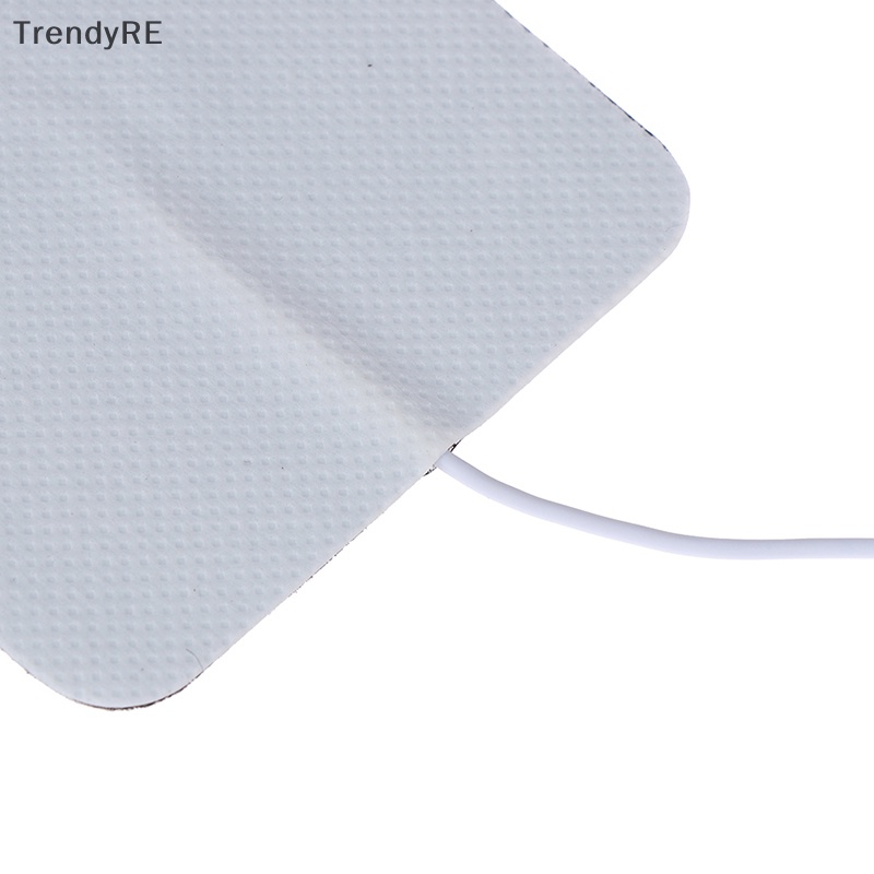 1 Cặp Miếng Dán Điện Cực Máy Mát Xa Cơ Thể Tái Sử Dụng 7 * 11