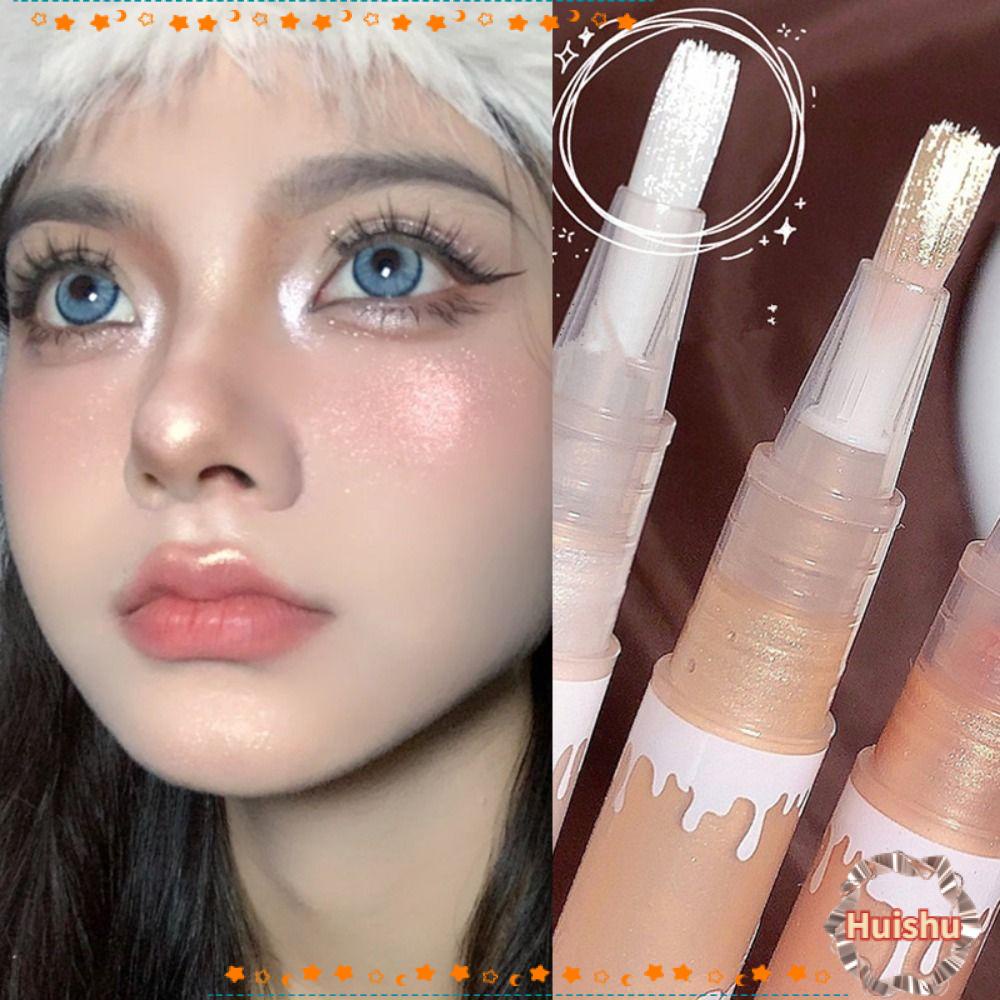 HS Phấn Mắt Dạng Lỏng Ánh Kim Lấp Lánh Trang Điểm Nổi Bật Lâu Trôi