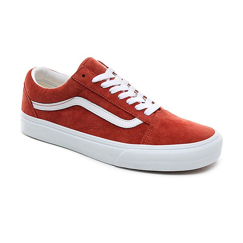 Giày Vans chính hãng Pig Suede Orange Scotchgard 3m