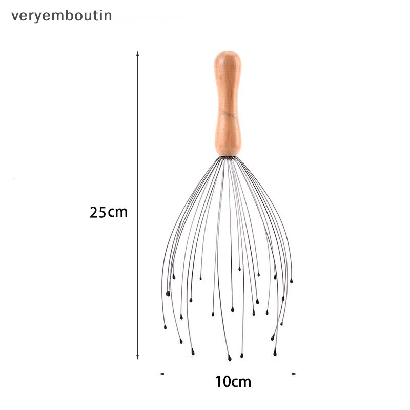 Dụng Cụ Mát Xa Da Đầu Giúp Thư Giãn Sâu Kích Thích Mọc Tóc Và Giảm Căng Thẳng