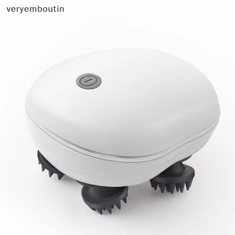 Máy Mát Xa Cổ Vai Và Cơ Thể Bằng Điện Chống Nước Giúp Thư Giãn Da Đầu Hình Mèo