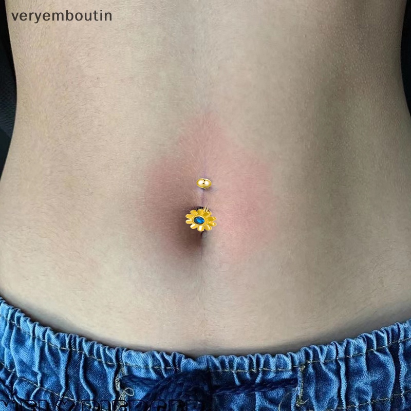 Khuyên Rốn Dạng Thả Đính Đá Zircon Thời Trang Cá Tính Cho Nữ