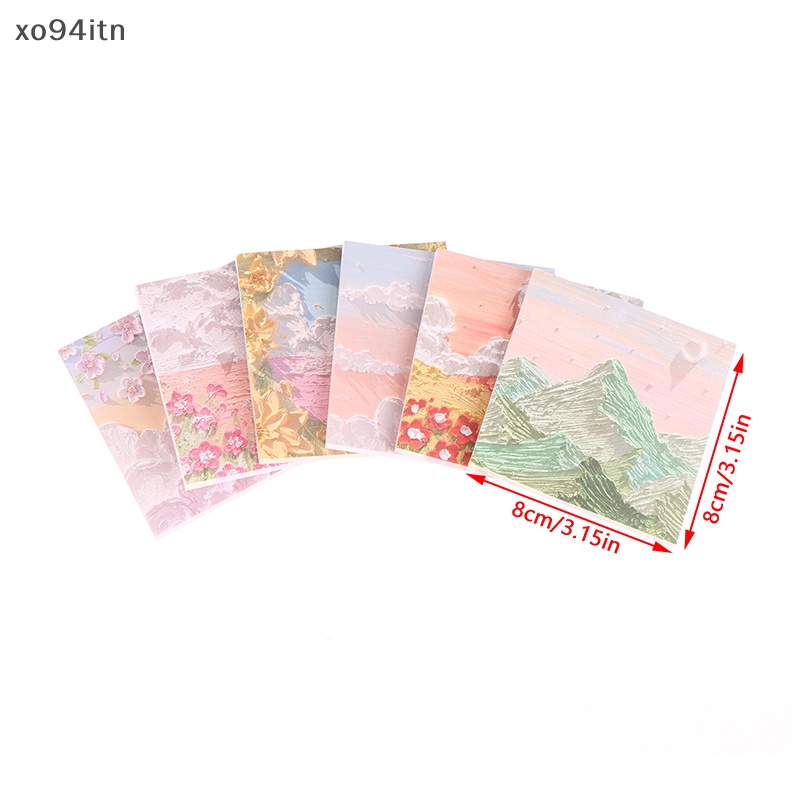 Tn Giấy Ghi Chú Nhỏ Nhắn Tự Làm Không Dính Phong Cách Đồng Quê Tươi Mới