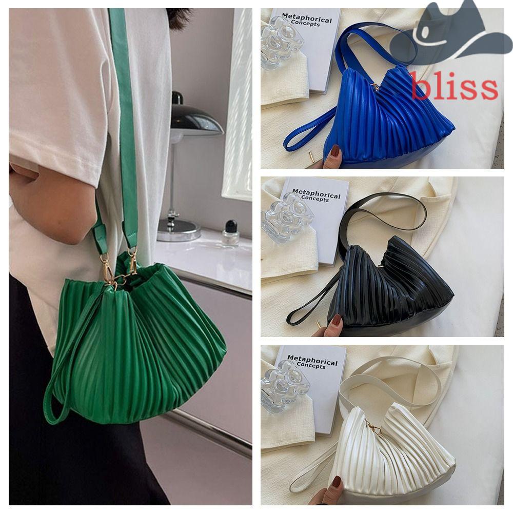 BLISS Túi Xách Đeo Chéo Màu Sắc Xinh Xắn Thiết Kế Dây Rút Tiện Dụng Cho Nữ