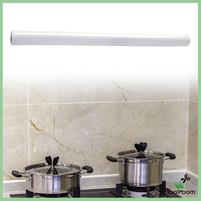 Miếng Dán Tường Trong Suốt Chống Bắn Dầu Chịu Nhiệt Tiện Dụng Cho Nhà Bếp