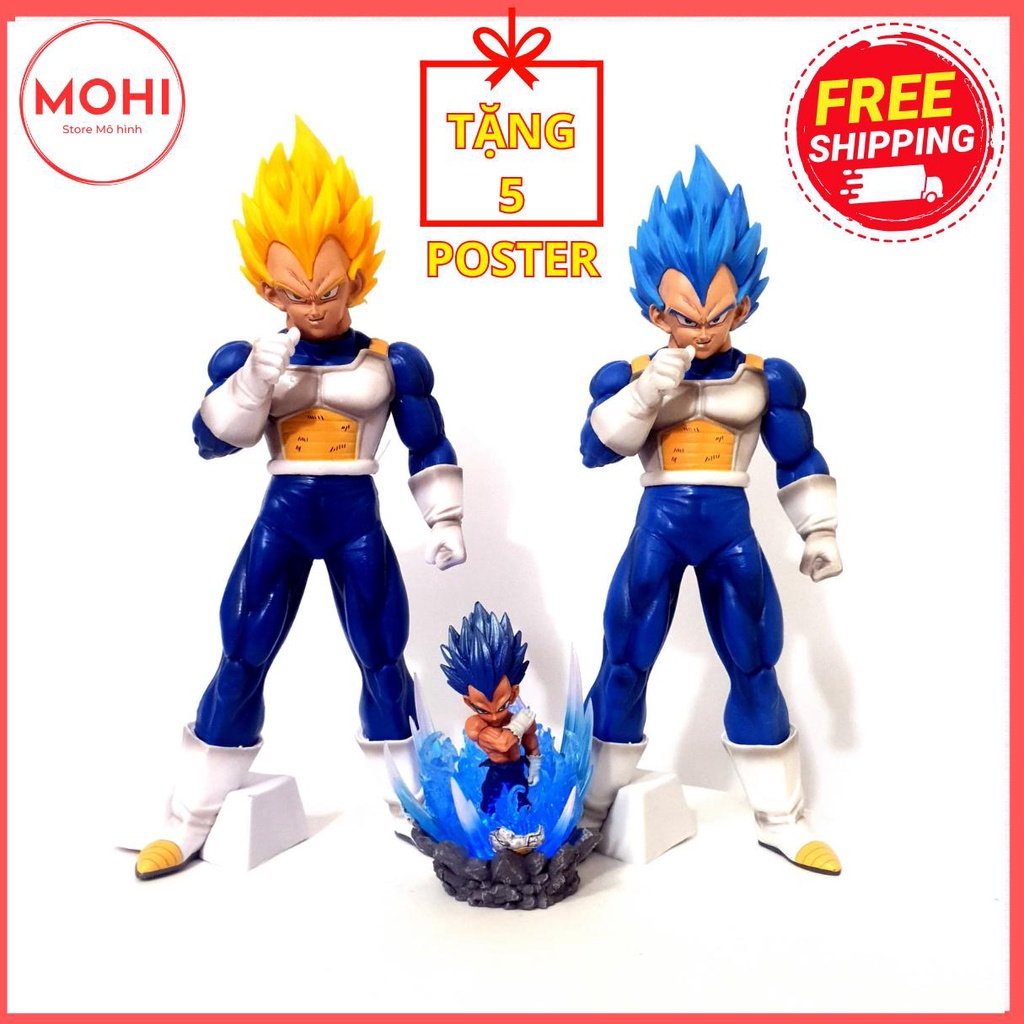 Mô hình Vegeta kiểu ngạo 30 cm siêu đẹp, Hoàng tử Saiyan Vegeta có hộp màu - Mô hình Dragon Ball
