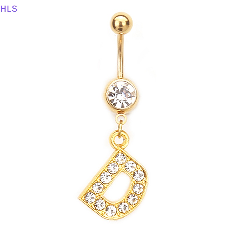 Khuyên Rốn Hình 26 Chữ Cái A Đến Z Bằng Thép Không Gỉ
