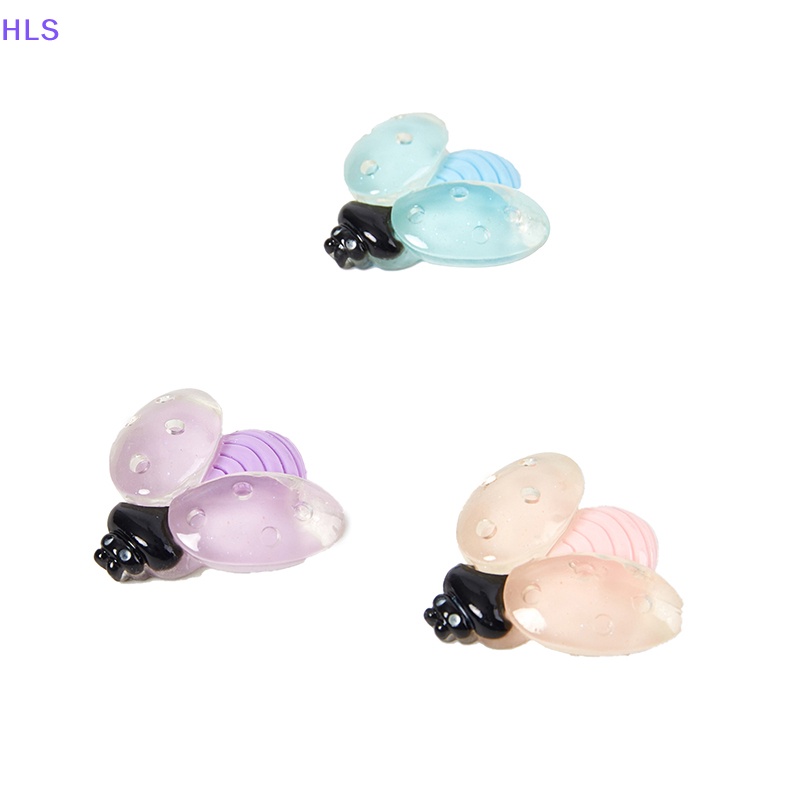 [HLS] Côn Trùng Mini Màu Dạ Quang Bằng Nhựa Resin Trang Trí Tiểu Cảnh / Nhà Búp Bê