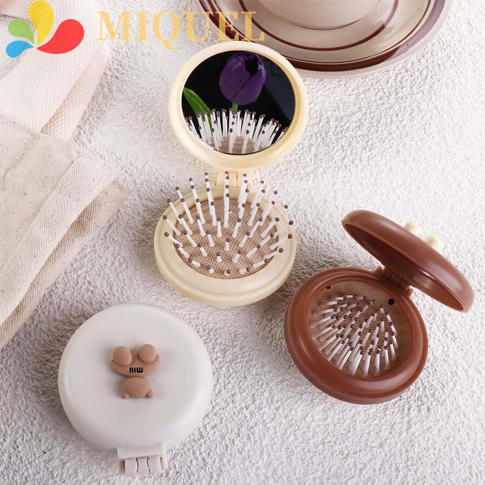 MIQUEL Lược Gấp Chải Tóc Massage Da Đầu Hình Gấu Dễ Thương