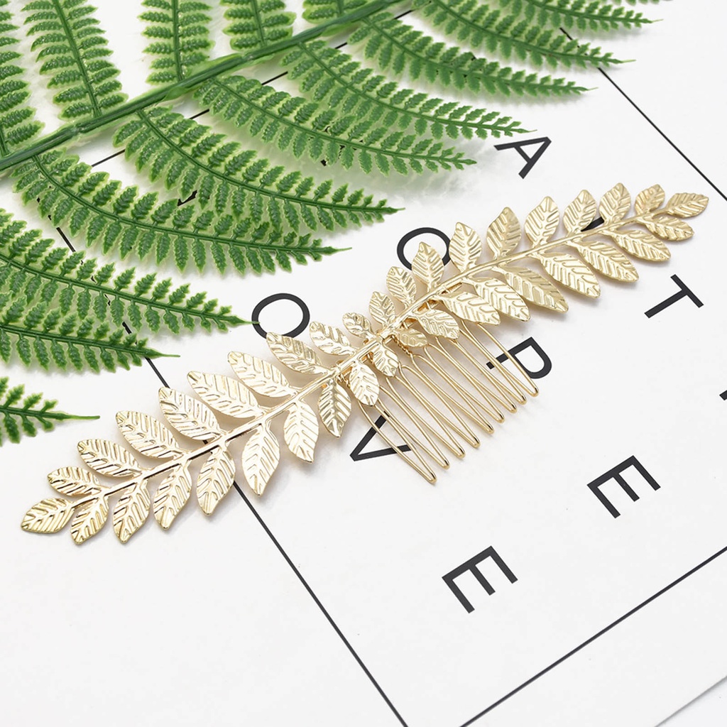 Lược Cài Tóc Hình Chiếc Lá Phong Cách Hàn Quốc Thời Trang