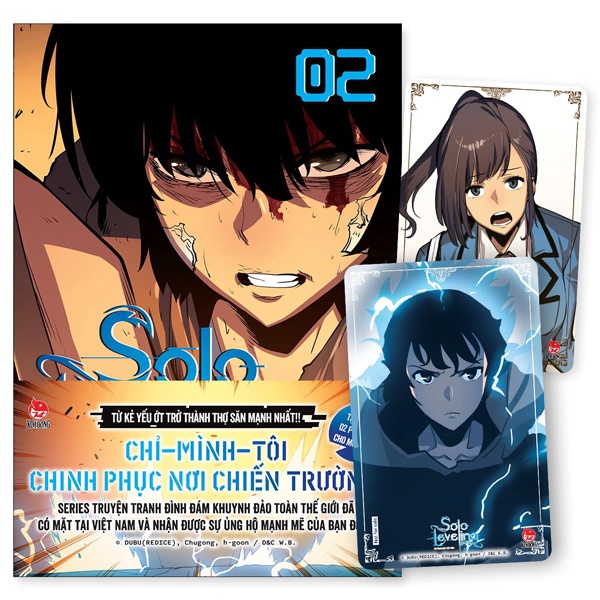 Sách Solo Leveling - Tôi Thăng Cấp Một Mình - Tập 2 - Tặng Kèm Obi + 2 PVC Card