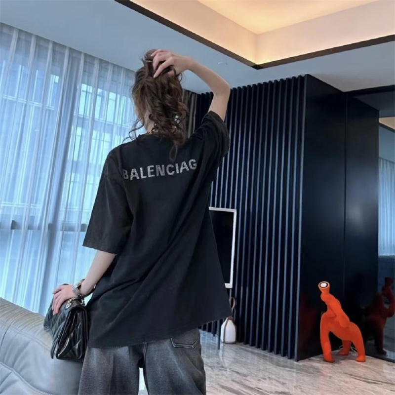 Ba88-áo Thun Tay Ngắn Phong Cách Unisex Thời Trang Bán Chạy Kim Cương Nóng Bỏng