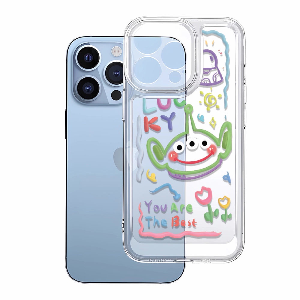 Ốp Điện Thoại Mềm Hình Hoạt Họa Ba Mắt Cho Apple Iphone 13 iPhone14Promax 11 12 7 8p