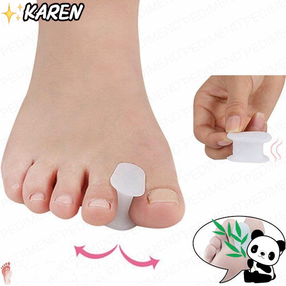 KAREN Miếng Đệm Silicone Tách Ngón Chân Giảm Đau Thoải Mái Dành Cho Nam