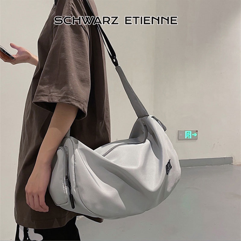 Túi đeo vai SCHWARZ ETIENNE in chữ thời trang đường phố cho nam
