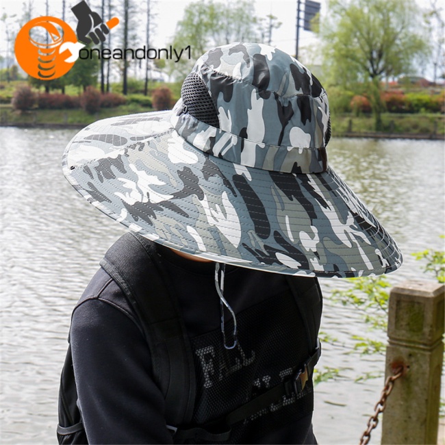 Mũ Tai Bèo Rộng Vành Phối Lưới Nhanh Khô Thời Trang Đi Biển