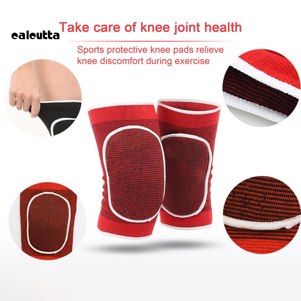 Bộ 2 Miếng Đệm Đầu Gối Vải Dệt Co Giãn Tinh Tế Không Biến Dạng Dành Cho Bóng Đá