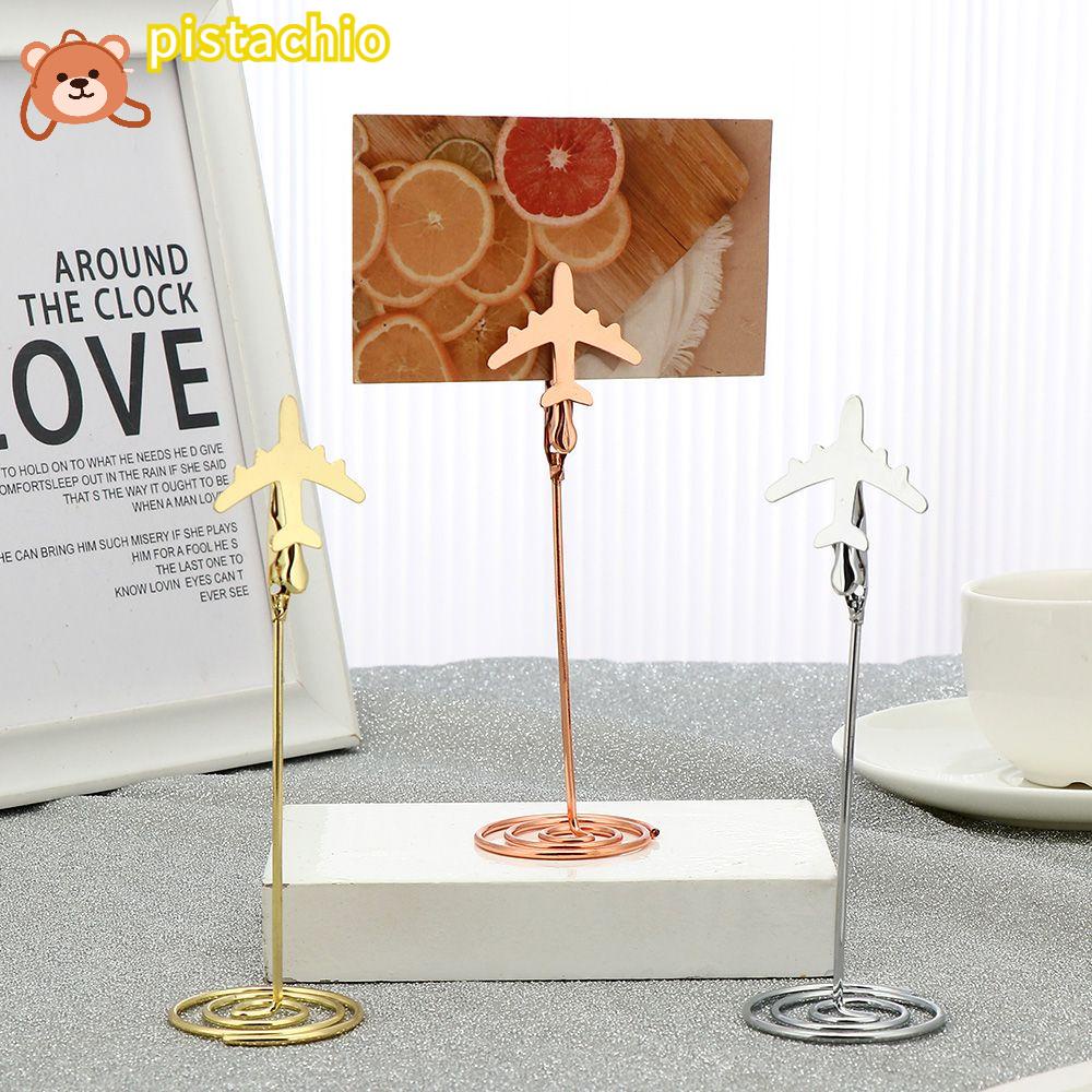 PISTA Giá Đỡ Kẹp Ảnh Để Bàn Bằng Kim Loại Trang Trí Tiệc Cưới