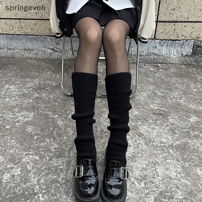 Vớ Dệt Kim Dài Y2K Giữ Ấm Chân Mùa Thu Đông Phong Cách Punk Gothic Lolita Mới Cho Nữ