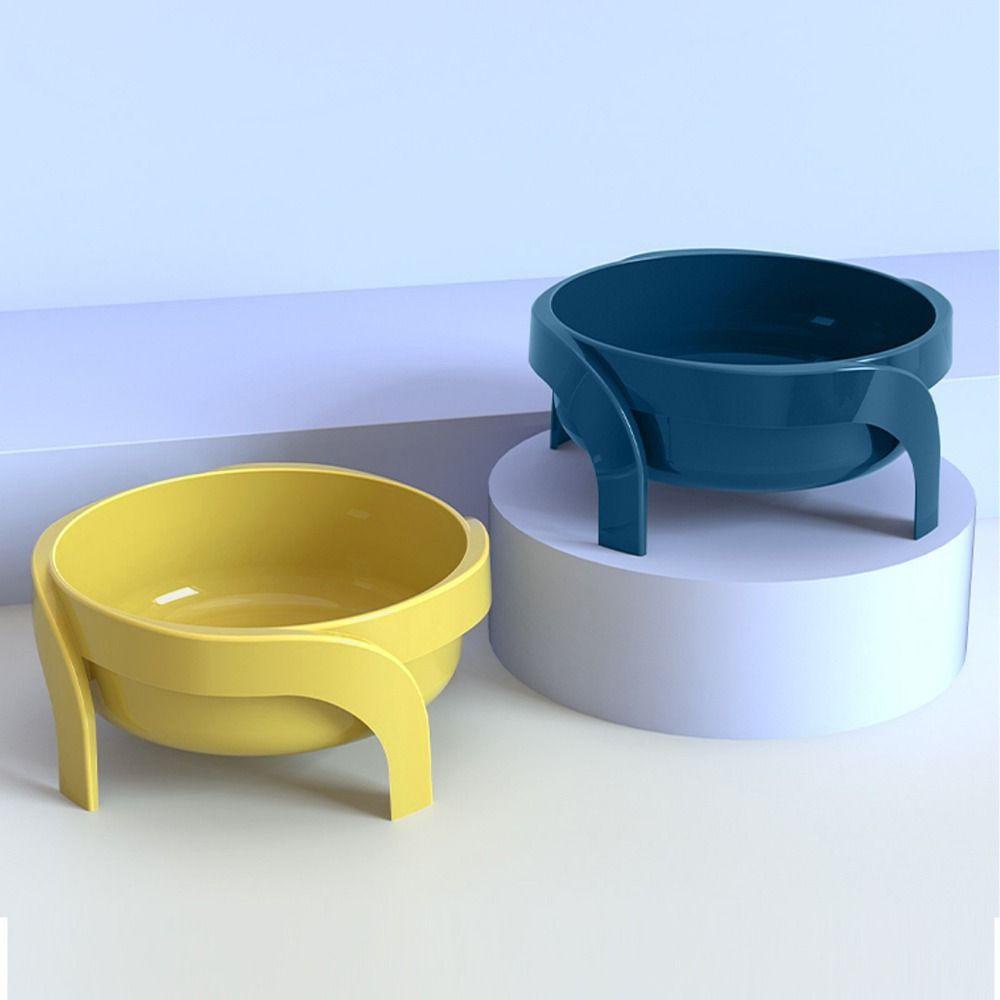 Tô Đựng Thức Ăn Cho Thú Cưng Bảo Vệ Cổ Chống Trượt Màu Sắc Ngọt Ngào