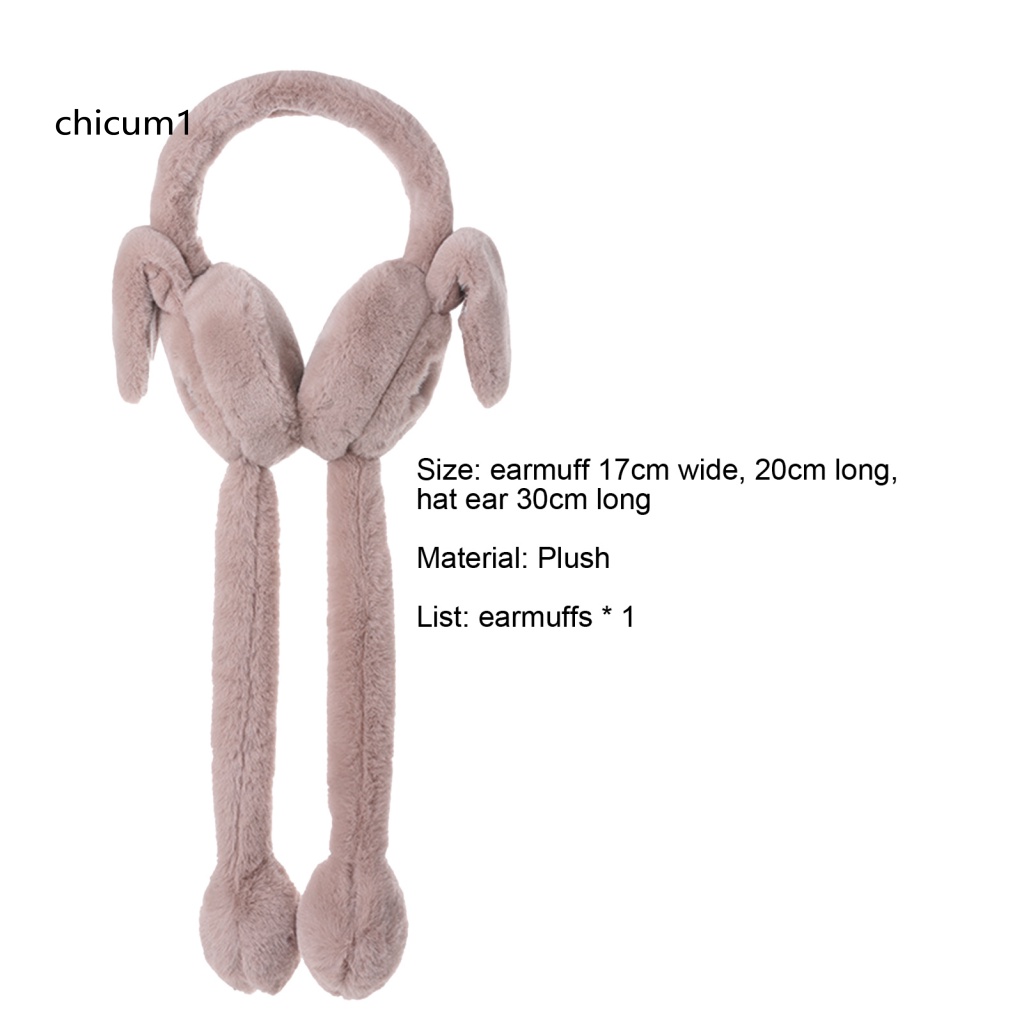 Chụp Tai Giữ Ấm Chống Lạnh Hình Thỏ Dễ Thương