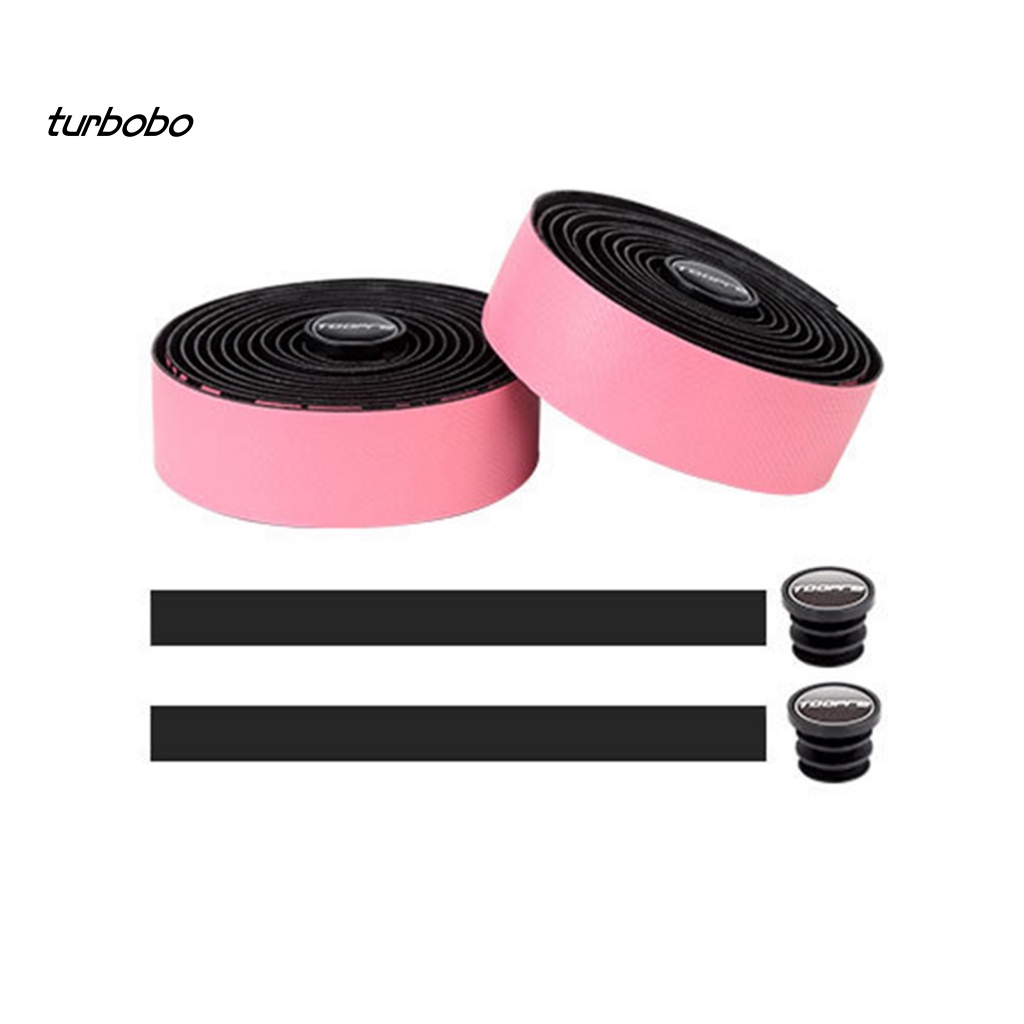 1 Bộ Băng Quấn Tay Lái Xe Đạp Giả Da Co Giãn Màu Gradient