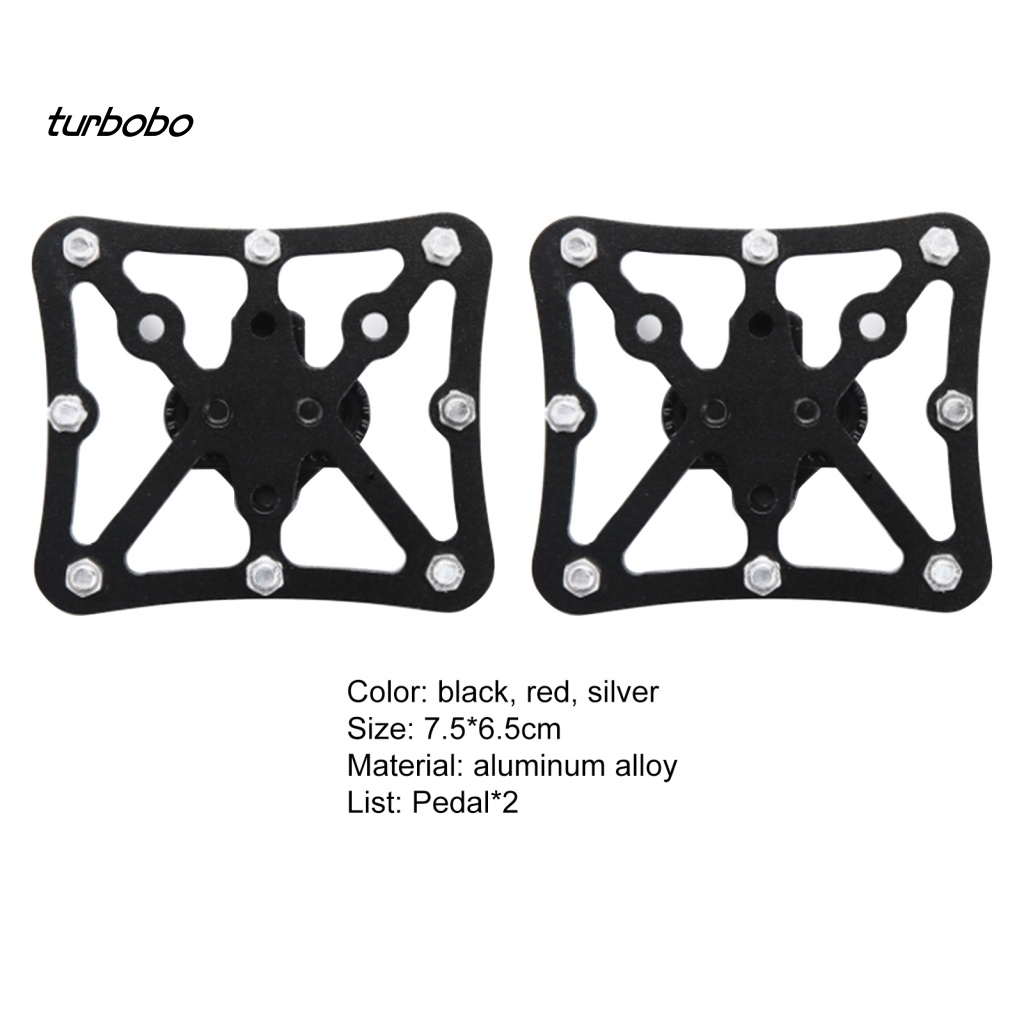 Set 2 Bàn Đạp Xe Đạp Thay Thế Bằng Hợp Kim Nhôm Cao Cấp