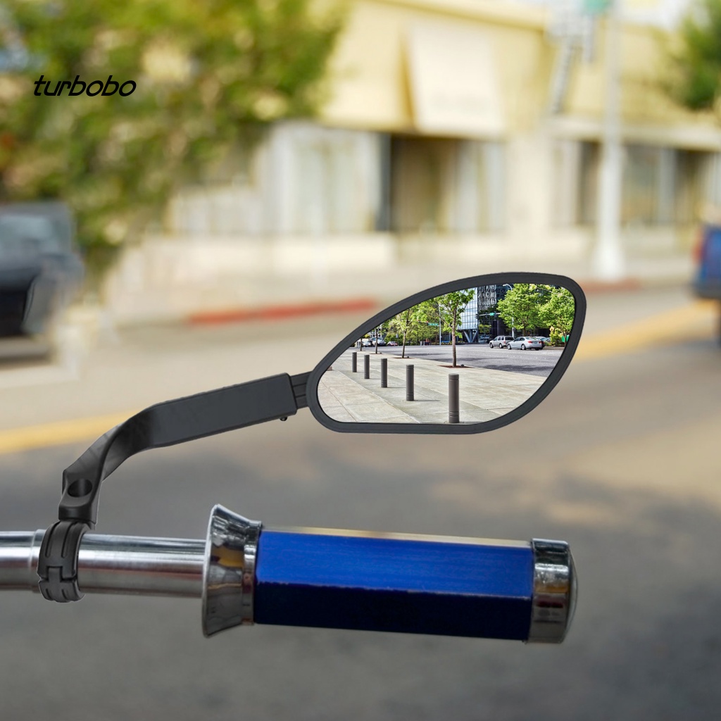 Gương Chiếu Hậu Phản Quang Bằng Thép Không Gỉ Gắn Tay Lái Xe Đạp Gấp Gọn Linh Hoạt