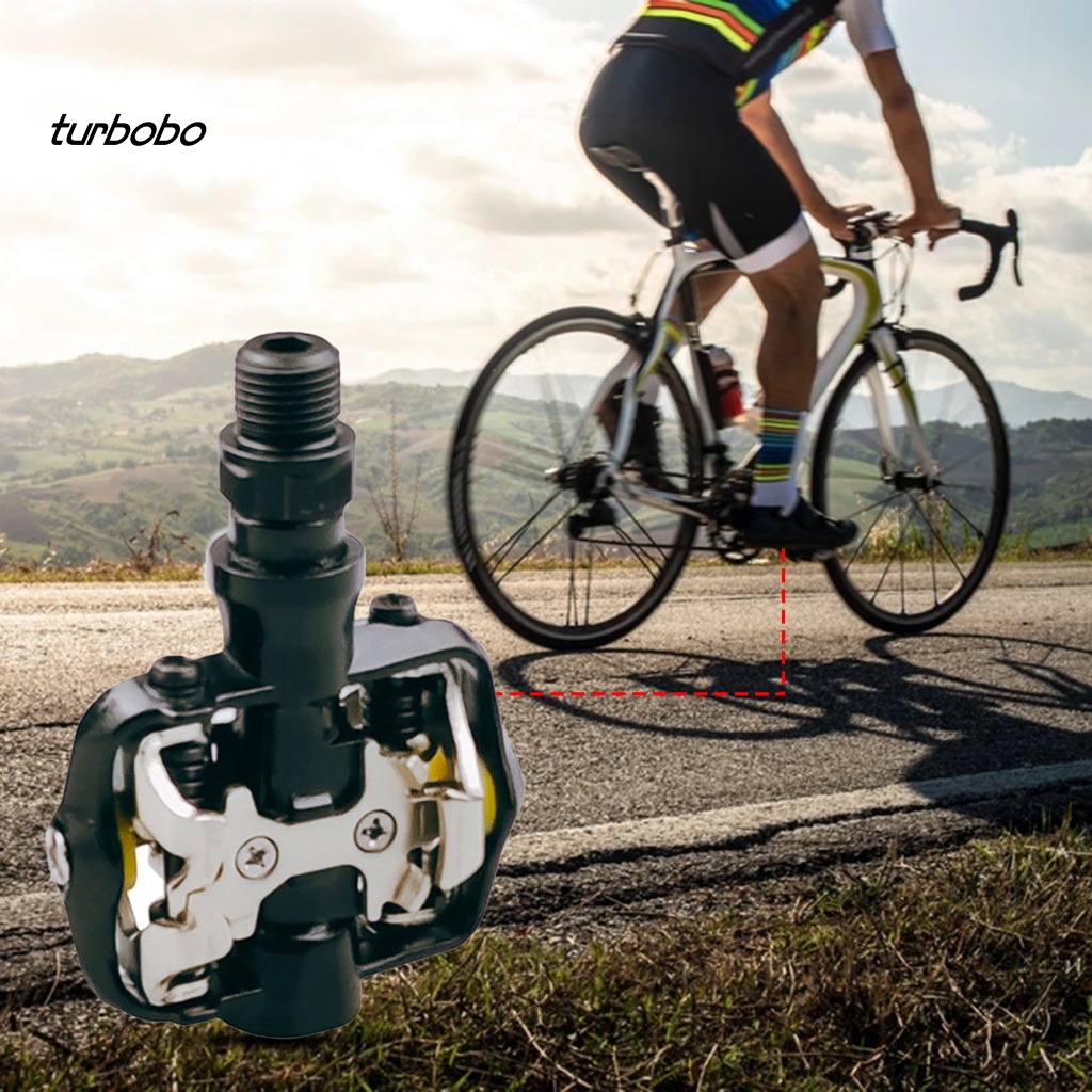 1 Bộ Bàn Đạp Tự Khóa Bằng Hợp Kim Nhôm Siêu Nhẹ Chất Lượng Cao Cho Xe Đạp