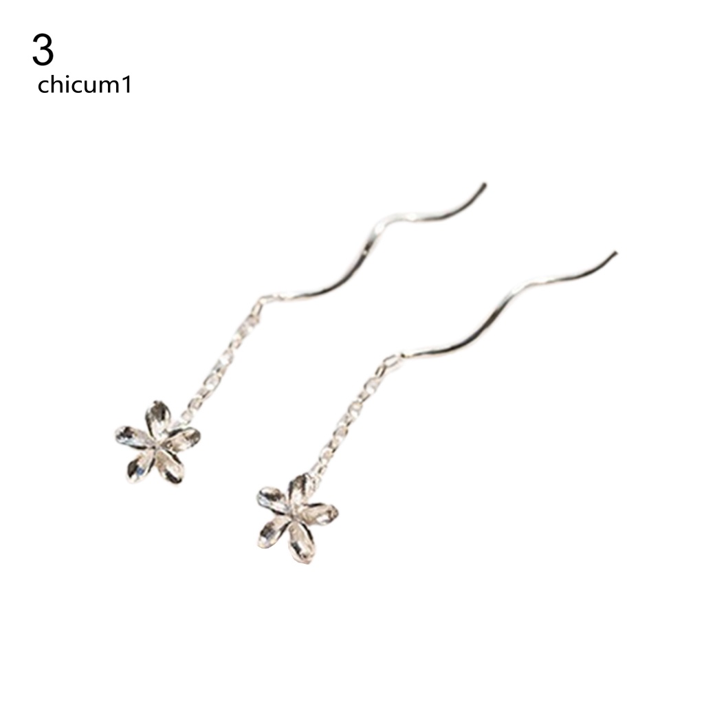 1 Đôi Bông Tai Dáng Dài Hình Hoa Bồ Công Anh Quyến Rũ Cho Nữ