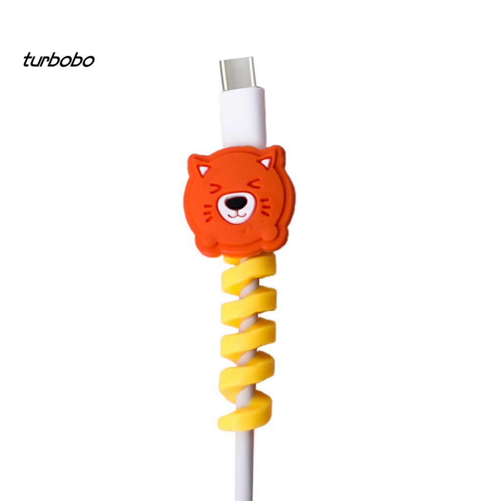 Phụ Kiện Quấn Dây Cáp Bằng Silicon Bóng Dễ Thương