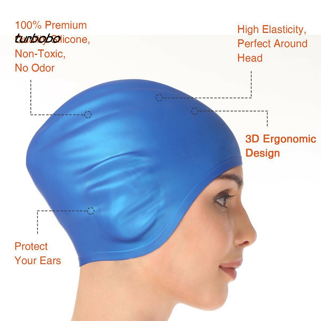 Mũ Bơi Silicone Co Giãn Dễ Dàng Cho Bé