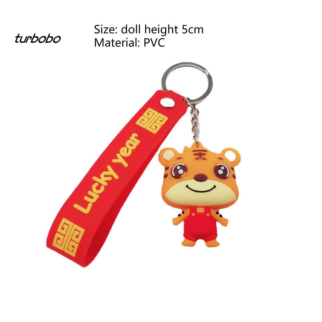 Móc Khóa Hình Chú Hổ May Mắn Phong Cách Truyền Thống Trọng Lượng Nhẹ Dành Cho Trẻ Em
